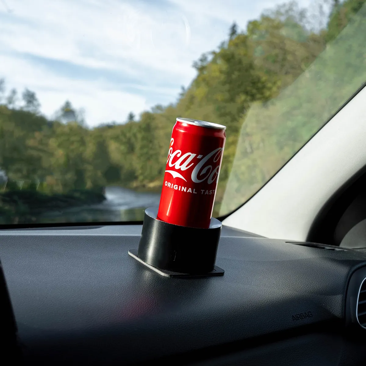 Magnetic holder UNIVERSAL for cans and bottles including pad product image