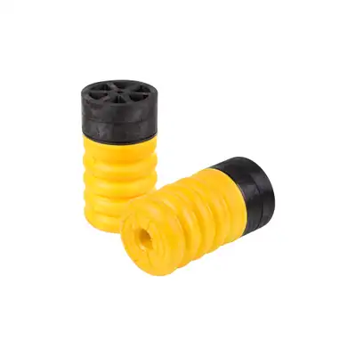 SuperSprings SumoSprings; Front Or Rear; Incl. Four 1 in. Spacers; For Fabricators And Custom Applications; One Piece Hollow Center; 2800 lbs. At 50 Percent Compression; Yellow;