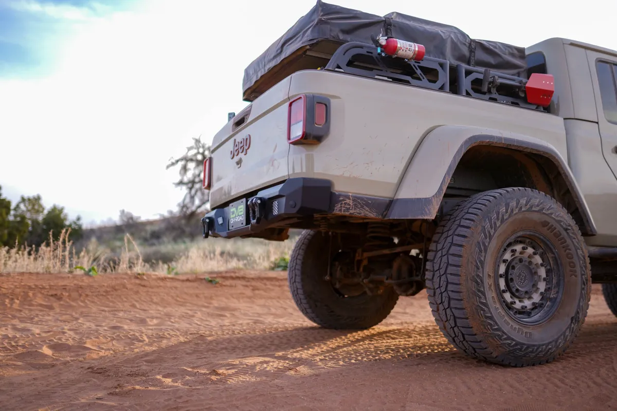 2023 Gladiator Mto Series Rear Bumper Black product image