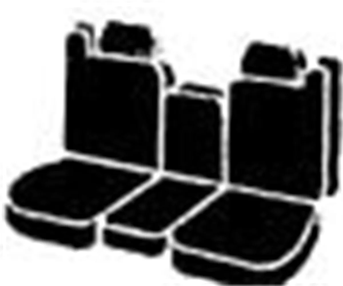 OE™ Custom Seat Cover; Tweed; Charcoal; Split Seat 40/20/40; Adj. Headrests; Built In Seat Belts; Armrest/Storage; product image