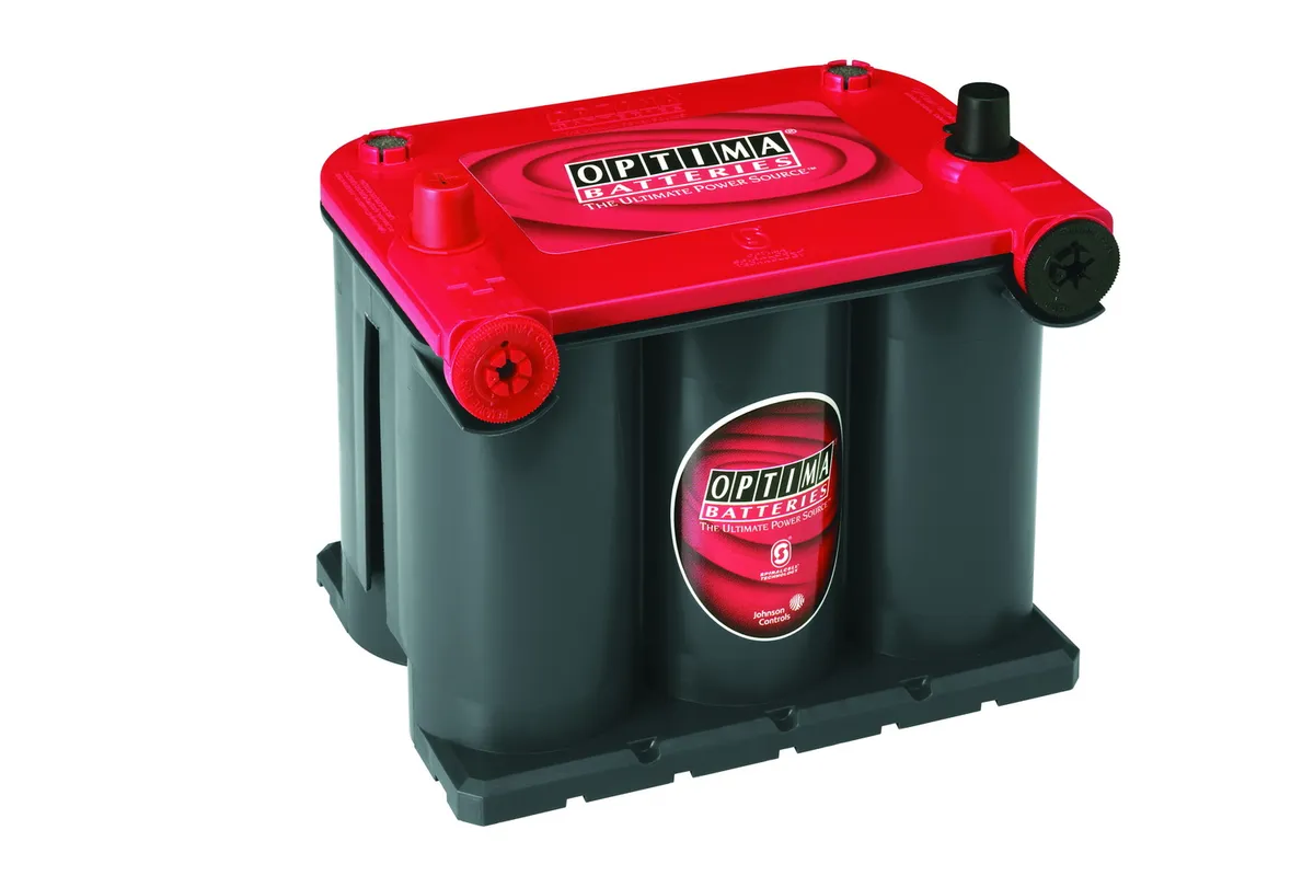 RedTop® Battery; UNBOXED; Group 75/25; Cold Crank Amps 720; Crank Amps 910; Reserve Capacity 90; Ampere Hour 44; Dual Terminal; L-9 5/16 in.; W-6 13/16 in.; H-7 5/8 in.; product image