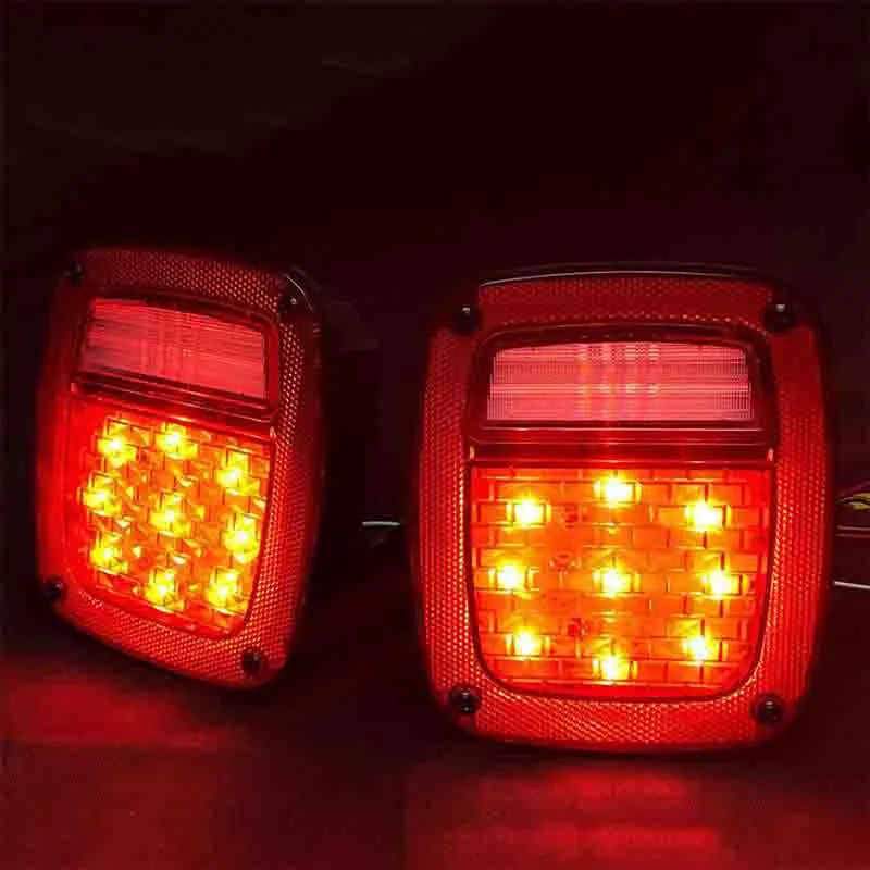 LED Tail Lights For Jeep Wrangler CJ / YJ / TJ / Rubicon product image