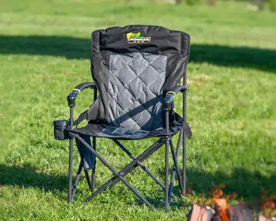 Ironman 4x4 King Hard Arm Camp Chair With Lumbar Support