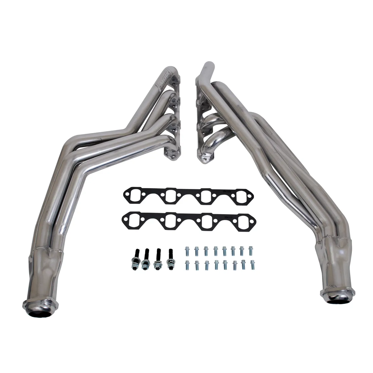 Ford Mustang 5.0L 1-5/8 Long Tube Exhaust Headers Polished Silver Ceramic 79-93 product image