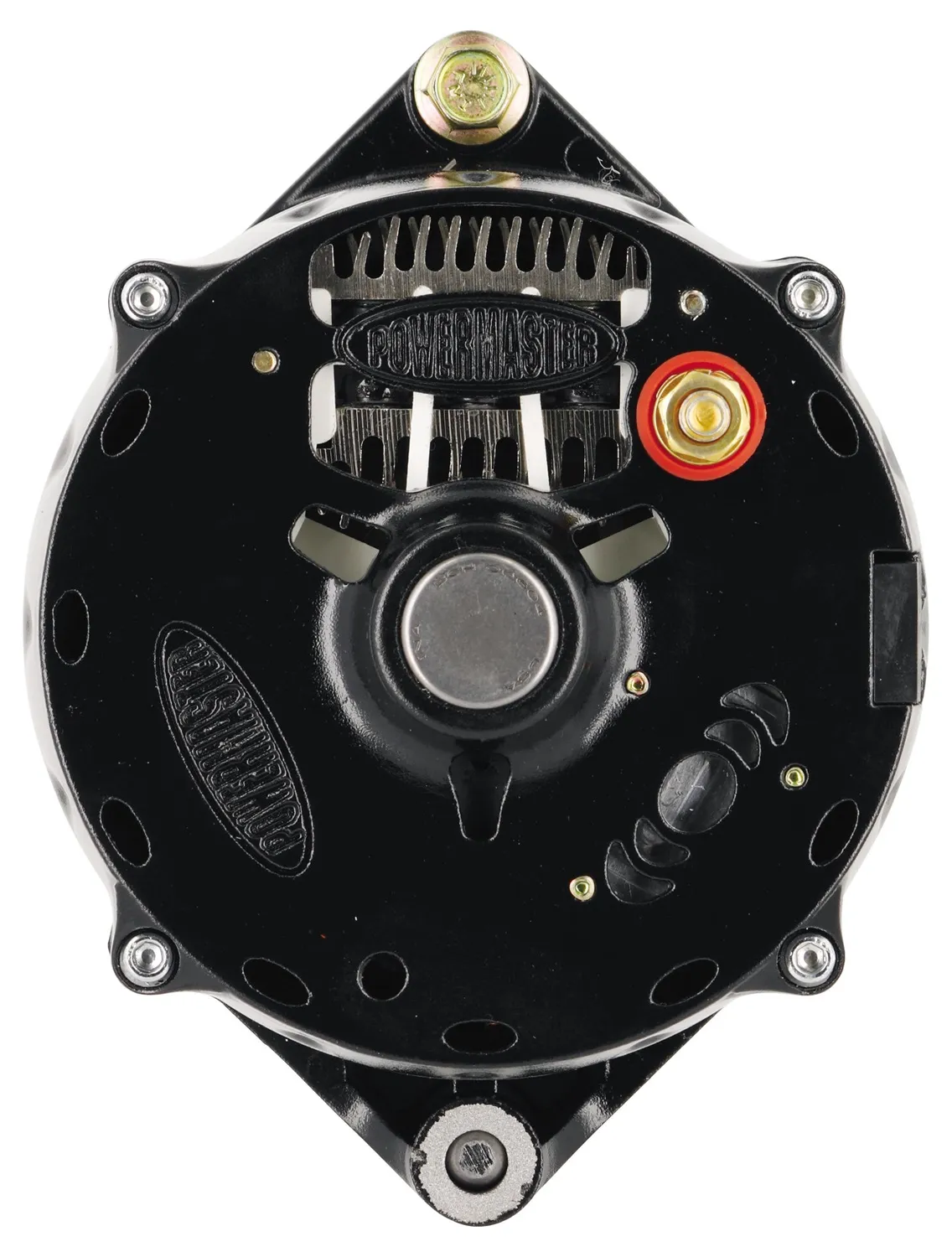 Smooth Look™ Alternator; 12si; 150 Amp; 100 Idle; 1 Groove V Type; Baffle; Black; product image