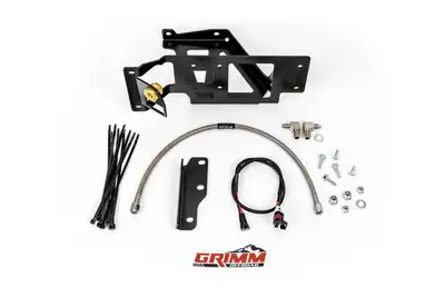 Grimm OffRoad Grimm Offroad Twin Compressor Under Hood Mounting Bracket Kit - Tacoma 2016-23
