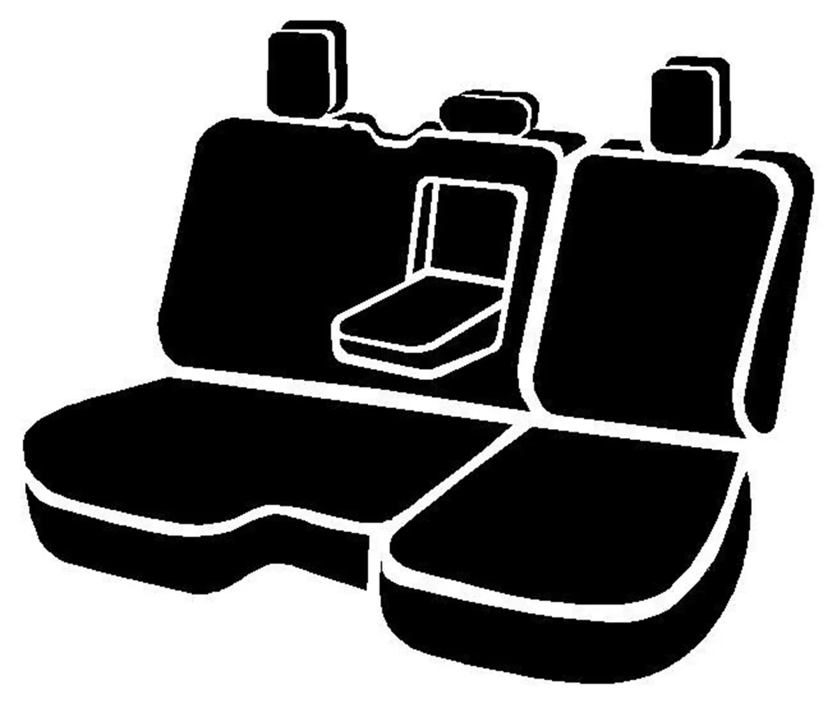 FIA TR42-54 BLACK TR40 Series - Wrangler Saddleblanket Custom Fit Rear Seat Cover - Black product image
