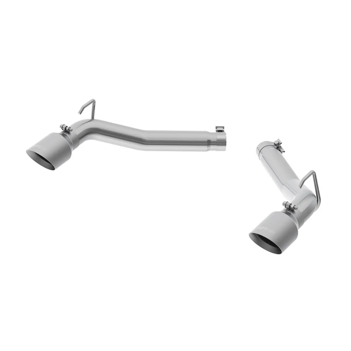 Armor Lite Axle Back Exhaust System; 3 in.; Incl. Muffler Delete Pipes/Tailpipes/Hardware/4.5 in. OD Tips; Aluminized; product image