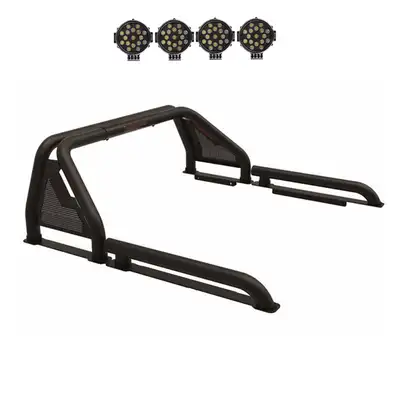 Black Horse Off Road Black Horse Off Road Gladiator Roll Bar Kit Black Steel GLRB-01B-PLB