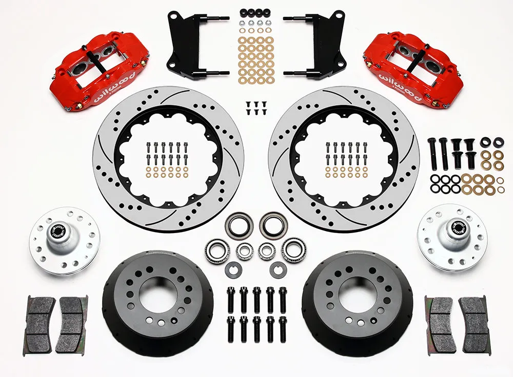 1960 - 1982 Buick, Chevrolet, Ford, GMC, Mercury, Oldsmobile, Pontiac Forged Narrow Superlite 6R Big Brake Front Brake Kit (Hub) - 140-9804 product image