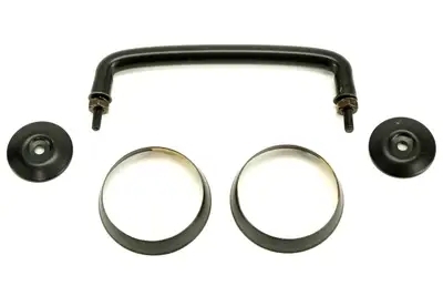 Rugged Ridge Rugged Ridge Windshield Tie Down Kit Black - TJ/LJ