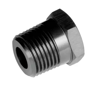 Redhorse Performance 08 (1/2) Npt Male to 02 (1/8) Npt Female Reducer Black