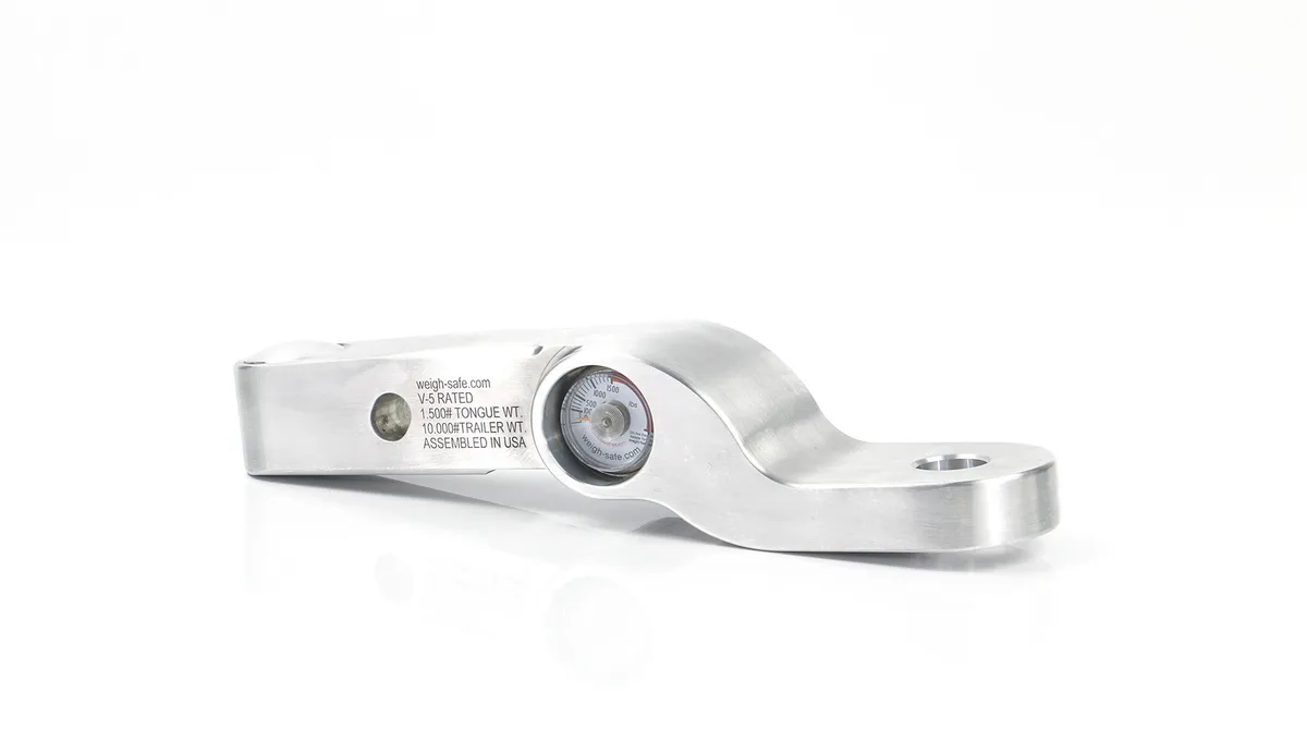 Tongue Weighing Fixed Height Ball Mount w/ Gauge 2in Drop 2in Shank (10k Gtwr) product image