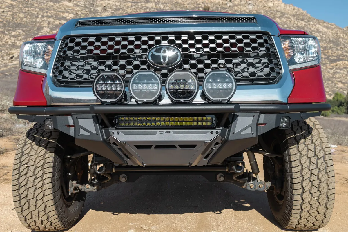 DV8 2014-2021 Toyota Tundra Tube Front Bumper FBTT2-07 product image
