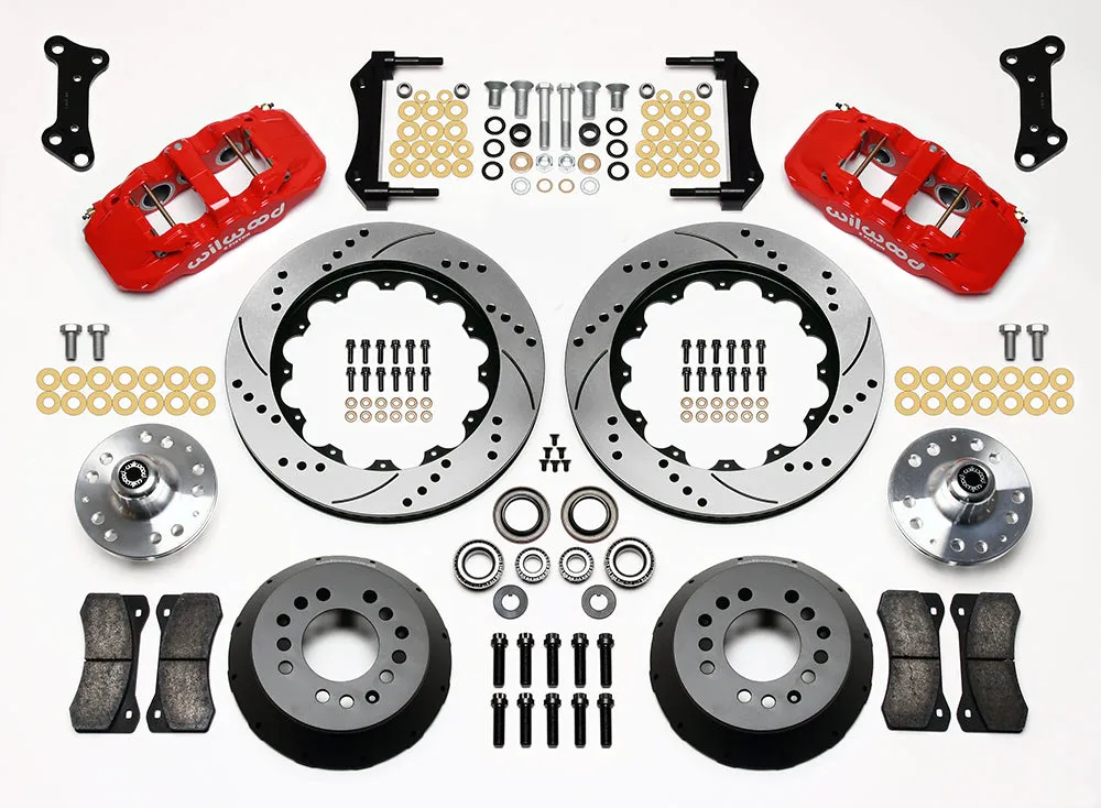 1960 - 1982 Buick, Chevrolet, Ford, GMC, Mercury, Oldsmobile, Pontiac AERO6 Big Brake Front Brake Kit - 140-15053 product image