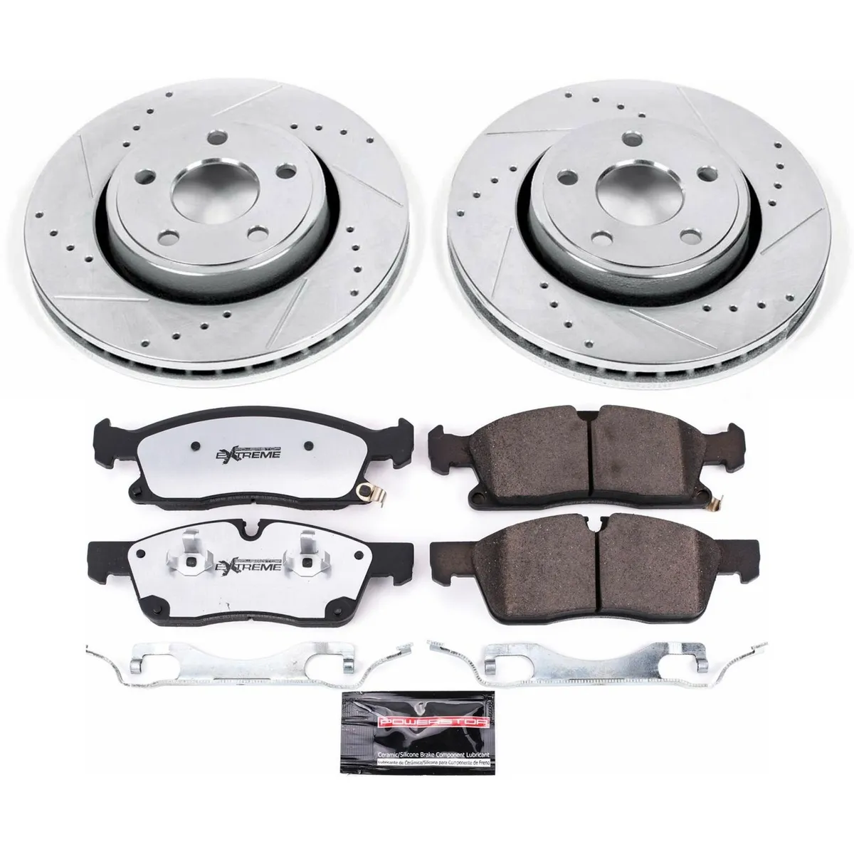 Z36 Truck/Tow Upgrade Kit: Drilled/Slotted Rotors; Carbon-Fiber Ceramic Pads W/Hardware product image