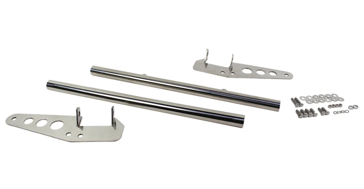 Jeep CJ Grill Guard 55-86 CJ Polished Silver Kentrol product image