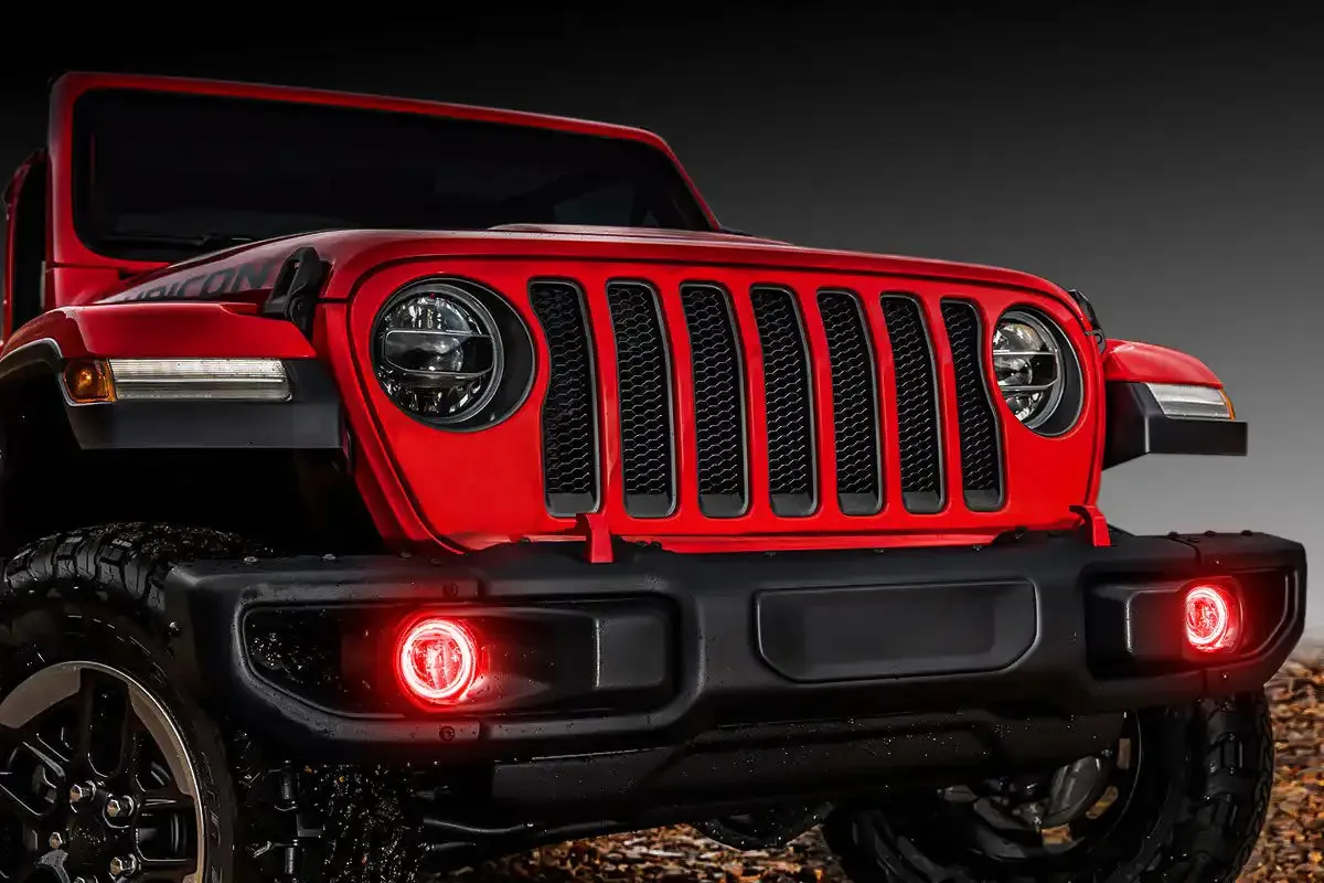 Oracle LED Surface-Mount Fog Light Halo Kit - Green - JT/JL and JK w/ Factory LEDs product image