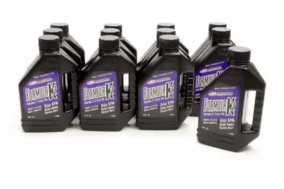 Maxima Formula k2 2 Stroke Engine Oil Full Synthetic High RPM Racing Premix 16 Oz/473ml
