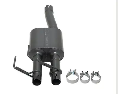 Flowmaster 09-15 Dodge Ram 1500 / Ram 1500, 5.7L, V8, 2/4 Wheel Drive, All Wheel Bases, Direct-Fit, Oval Outlaw Muffler, Mandrel Bent 3.00" 16 Gauge Tubing, Outlaw, 409S Stainless Steel.