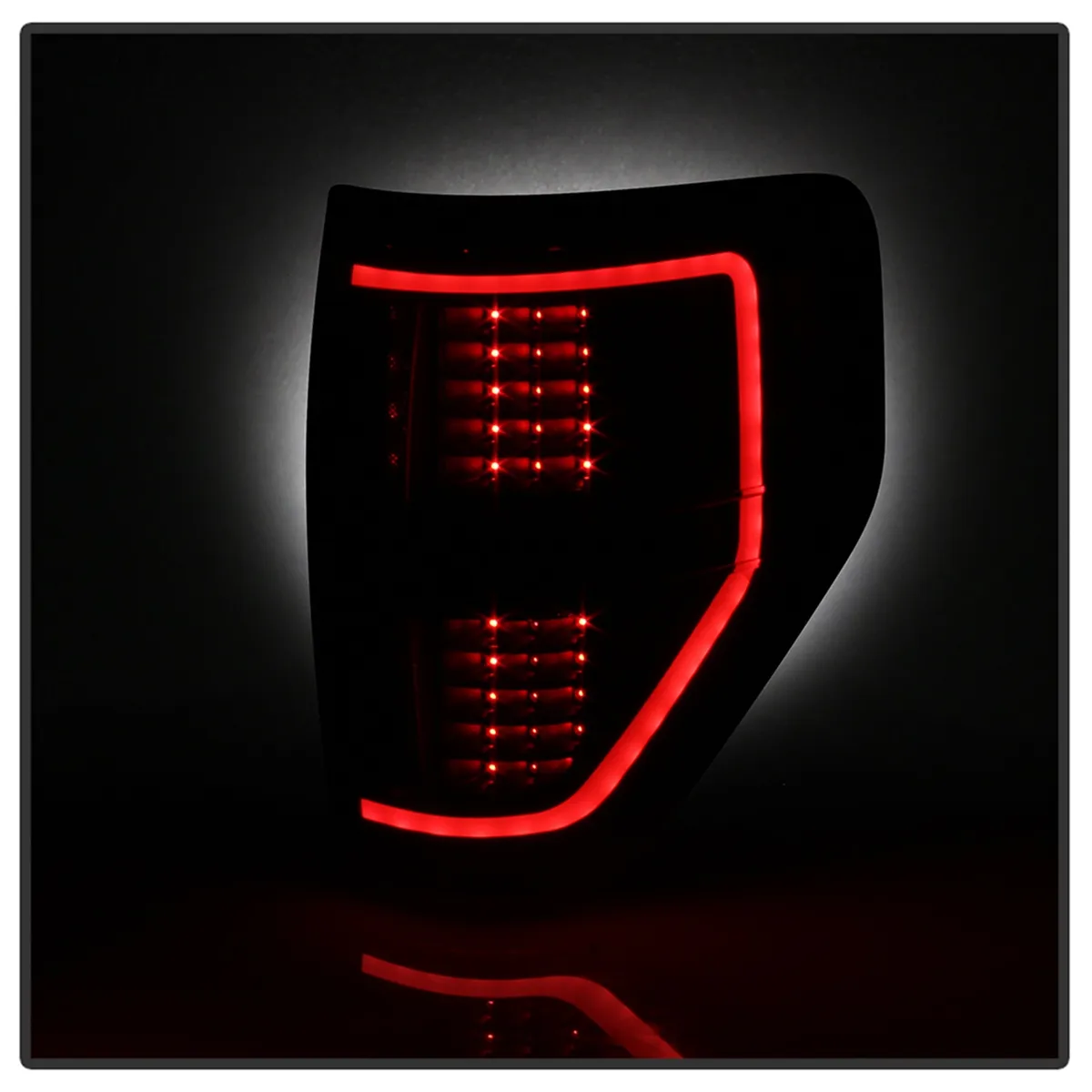 0914 F150light Bar LED Tail Lights Black Smoked product image