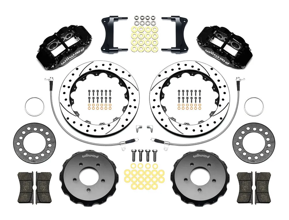 2006 - 2015 Mazda Forged Narrow Superlite 6R Big Brake Front Brake Kit (Hat) - 140-12907 product image