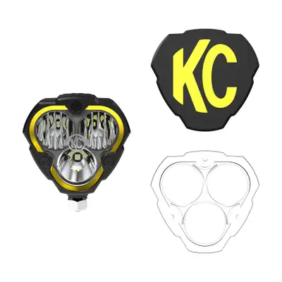 KC HiLiTES Flex Era 3 LED Light - Single Light Master Kit
