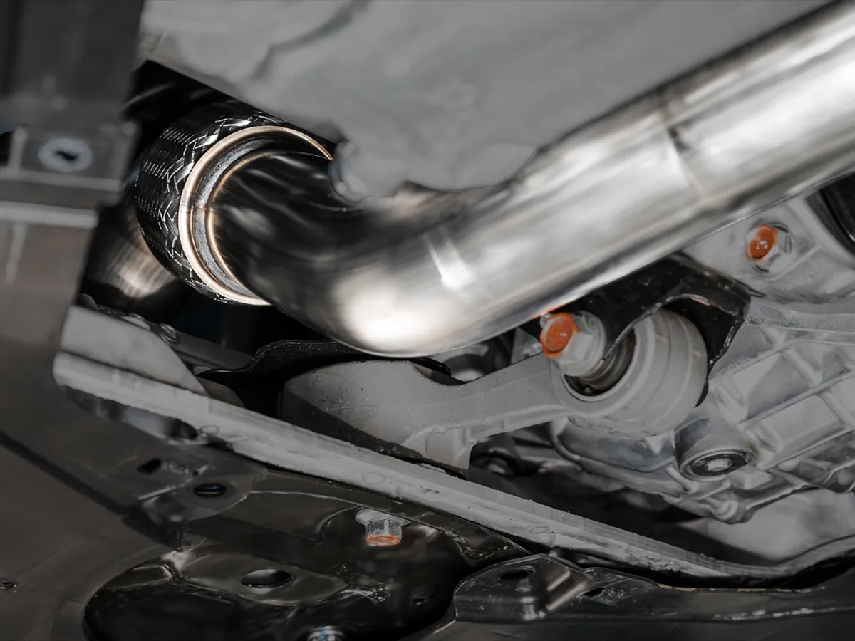 AWE Track Edition Exhaust for DE5 Integra Type-S - Triple Chrome Silver Tips product image