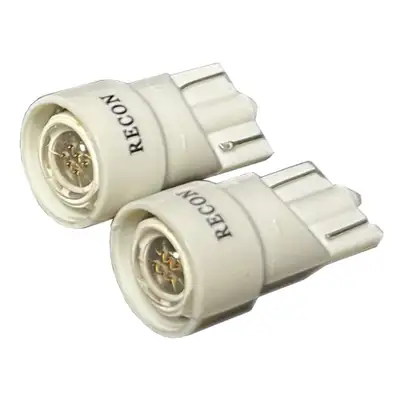 Recon Accessories 194/168 High Power L.e.d. Bulbs Wedge Style White (Two Bulbs Per Package)