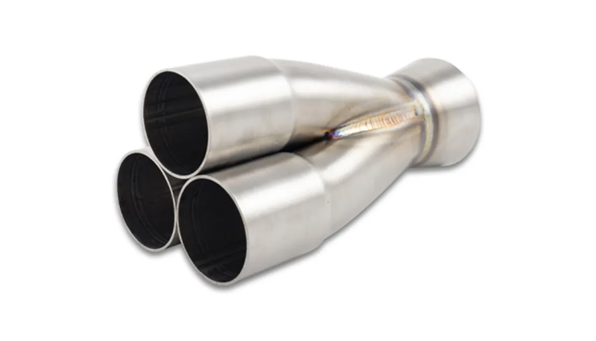 Vibrant Performance - 10334 - 3-1 Merge Collector, 1.75 in. Inlet I.D.; Merge O.D. - 2.00 in.; Outlet O.D. - 2.50 in. product image