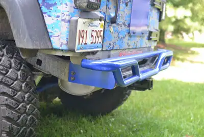 Steinjager Steinjäger Bumpers Wrangler JK 2007-2018 Bumper, Rear, Tube Red Baron