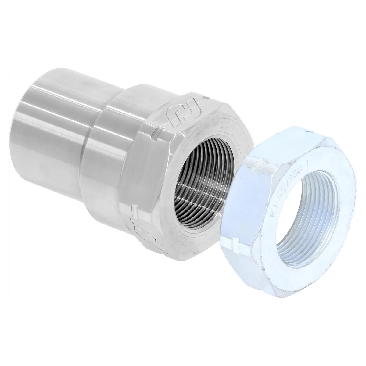 Rock Jock Threaded Bung With Jam Nut 1 1/2 in.-12 LH Thread Set RJ-536202-101