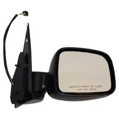 Crown Automotive Jeep Replacement Crown Automotive Jeep Replacement 55155840AI Right Power, Manual Folding Mirror for Jeep 2002-2007 KJ Liberty LHD, Black