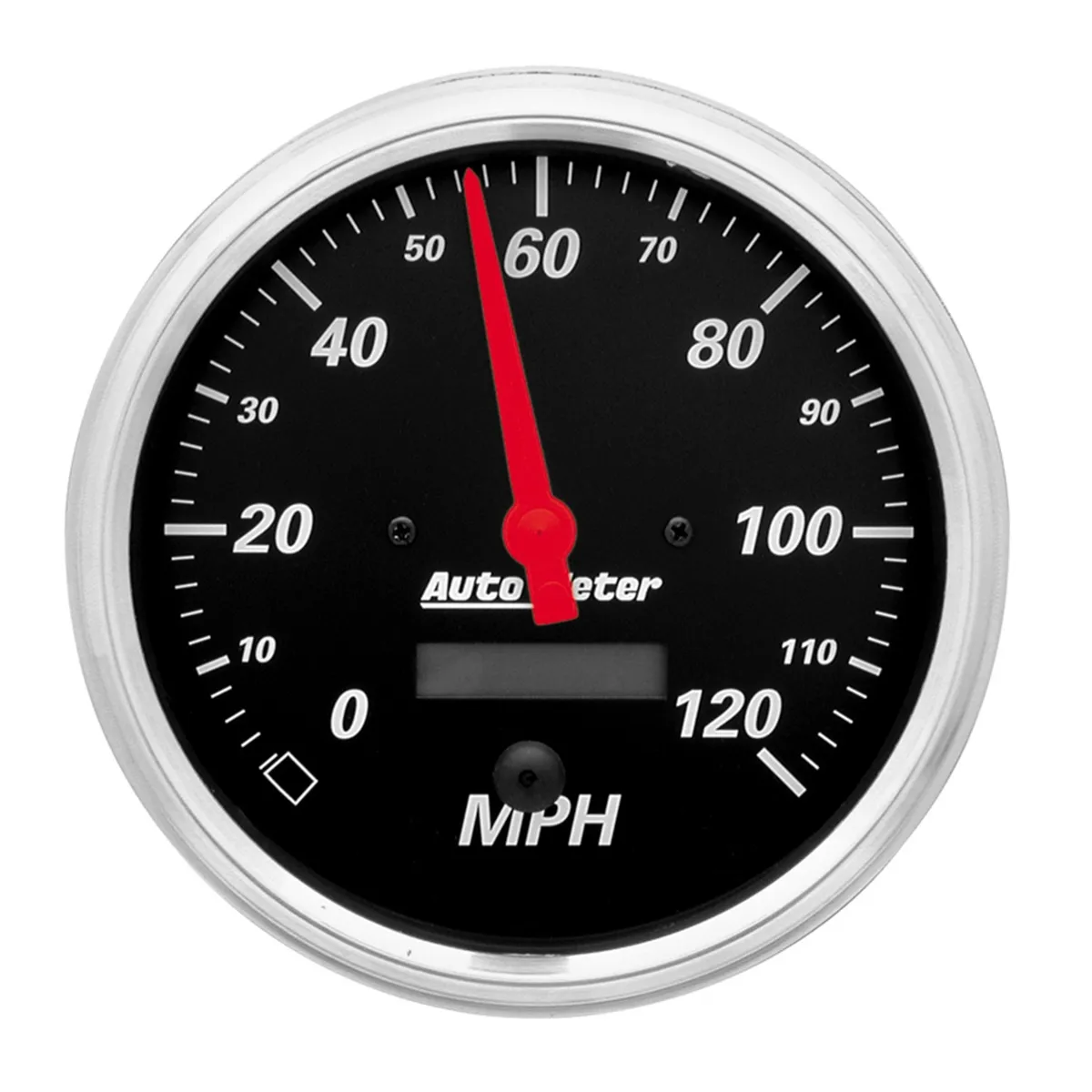 Gauge, Speedometer, 5", 120mph, Elec. Prog. w/ LCD Odo, Designer Black product image
