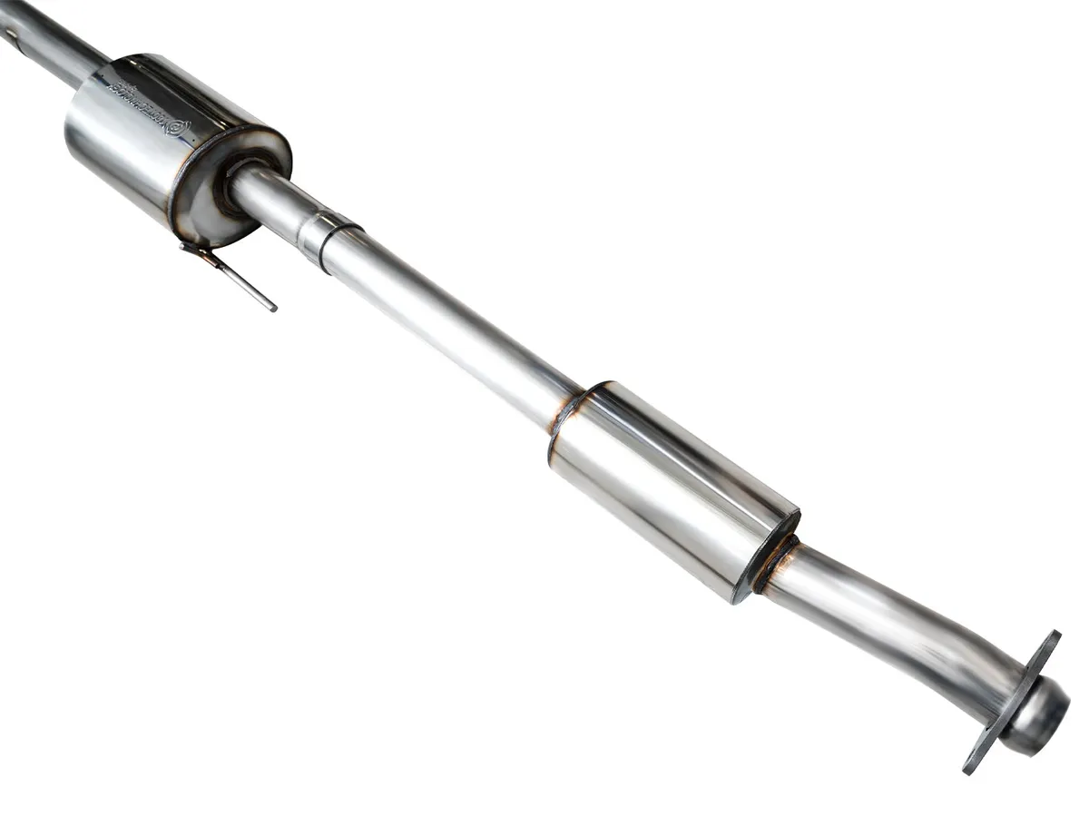 AWE 0FG Resonated Catback for 21 Ford F-150 Tremor (With Bumper Cutouts) - Chrome Silver Tips 3015-32402 product image