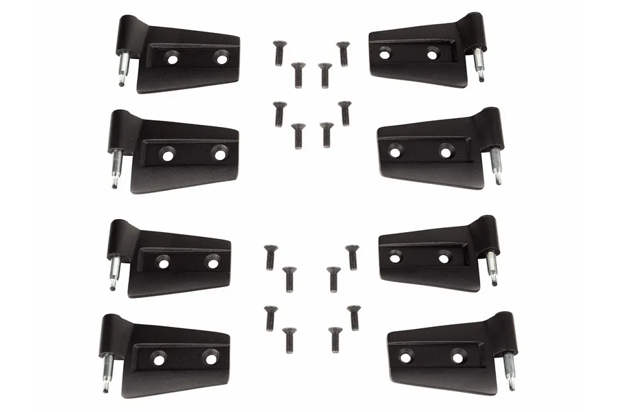 Rugged Ridge Door Hinge Kit 8 Piece; 0718 Jeep Wrangler Unlimited Jku 4 Door