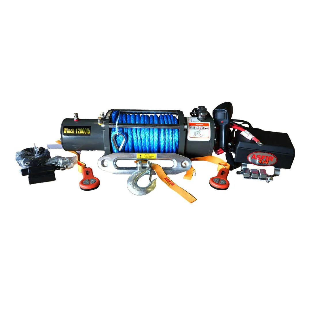 12,000 lb 12V Winch with Synthetic Rope product image