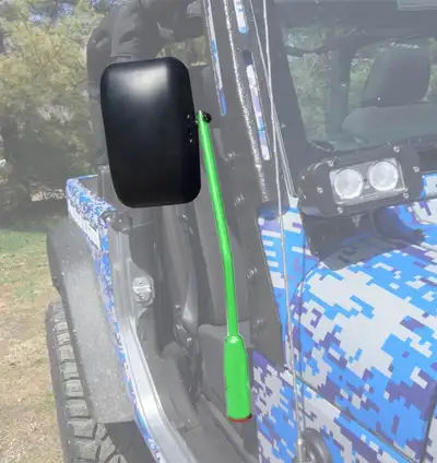 Steinjager Exterior Accessories 2019 to Present Mirrors Isolated Leg Kit Neon Green