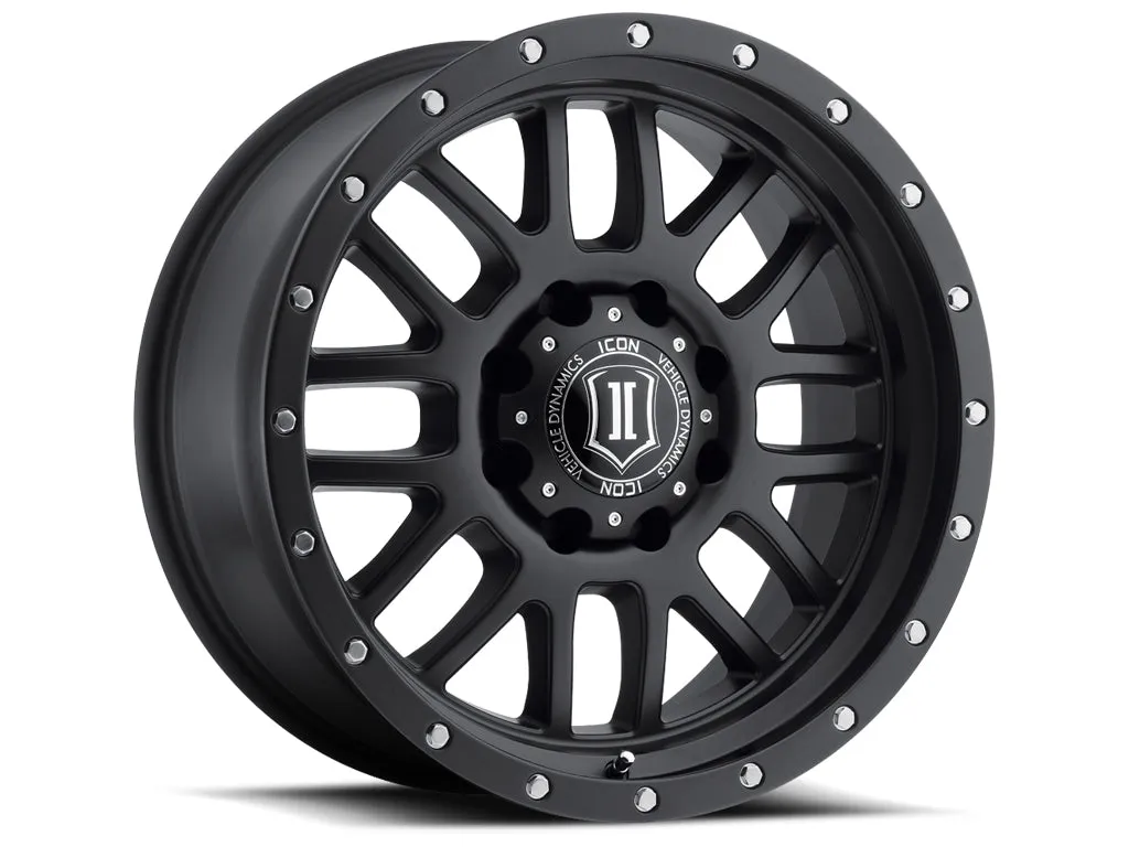 ICON Alloys Alpha, Satin Black, 20 x 9 / 8 x 170, 0mm Offset, 5" BS product image