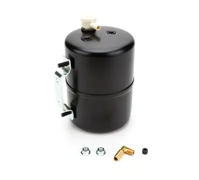 Racing Power Company Black Steel Vacuum Sys tem Reservoir Tank