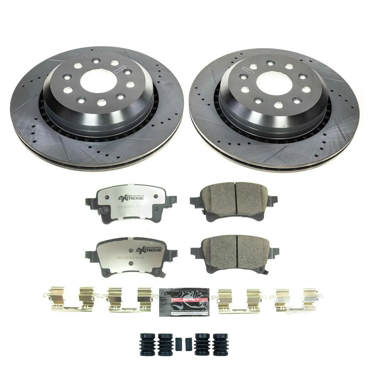 Z36 Truck/Tow Upgrade Kit: Drilled/Slotted Rotors; Carbon-Fiber Ceramic Pads W/Hardware product image