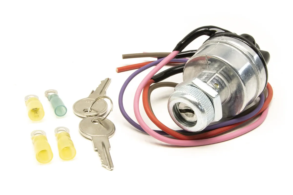 Painless Wiring Weatherproof Universal Keyed Ignition Switch; Fits 3/4 in. Hole;