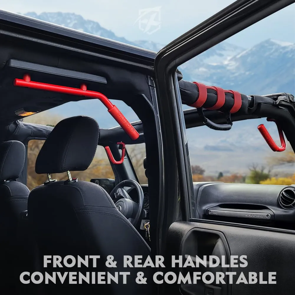Xprite Jeep JK/JKU Roll Bar Grab Handles