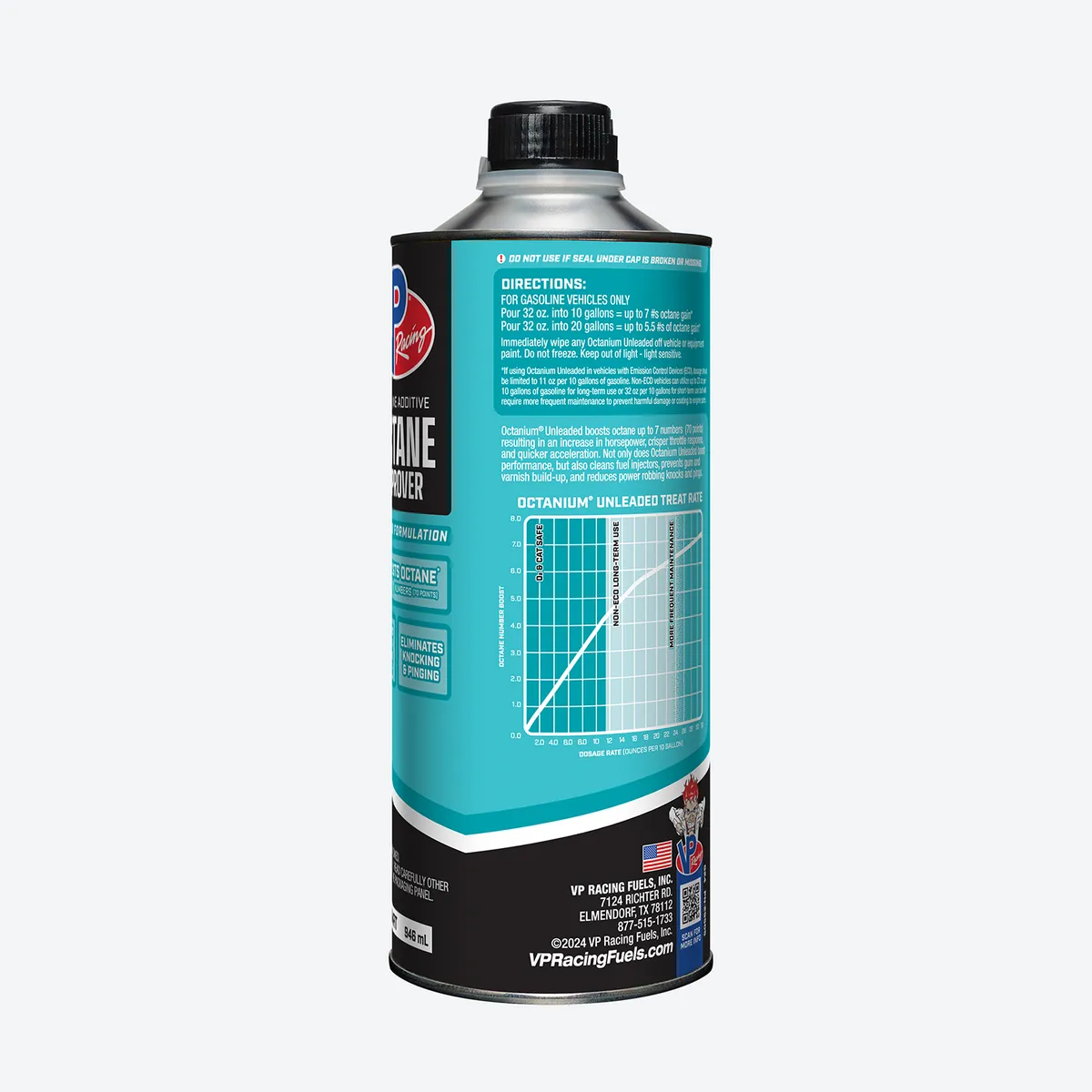 VP Racing Fuels 29505 Octanium Unleaded Madditive Qt Bottle product image