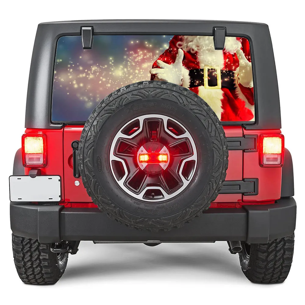 Santas Belly Rear Window Decal product image