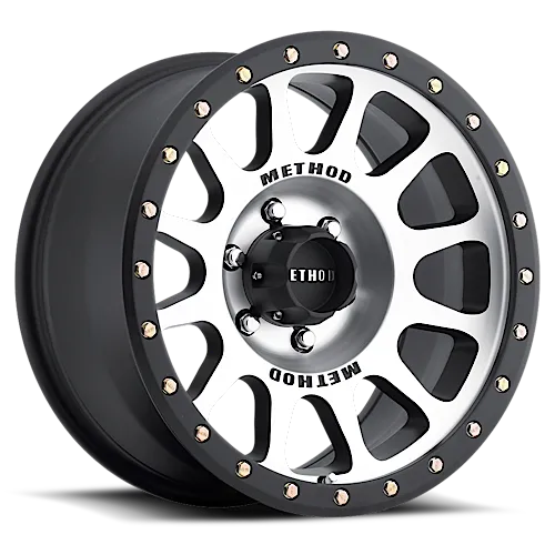 Method Race Wheels Aluminum Wheels 18x9 NV MR305 Bolt Pattern 6 On 135 Offset 18 Lip Size 1.38 Black BM Machined Face-Black Street Loc Method