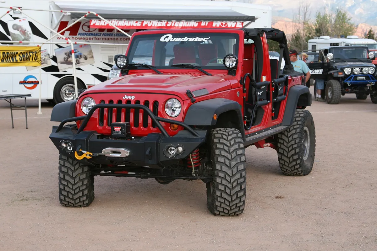 Lifestyle Winch Front Bumper; 2 Stage Black Powder Coated; w/Pre-Runner Grill Guard; Incl. Winch Mount/1 in. D-Ring Mounts/Light Cut-Outs w/Hella 90mm Fog Lamps/60mm Turn Signals; product image