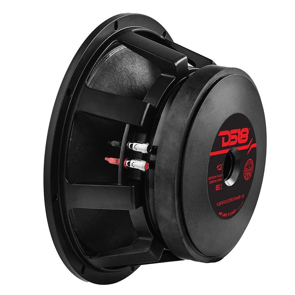PRO 12" Mid-Bass Loudspeaker 1250 Watts Rms 8-Ohm product image
