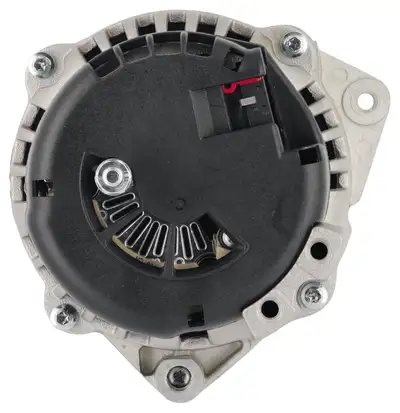 Power Master Alternator; CS130D; Offset Left; 120 Amp.; 95 Idle; 6 Groove Pulley; Natural;