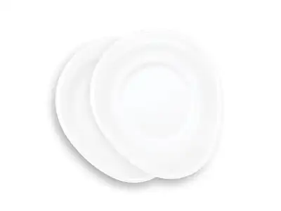 Weathertech Pet Feeding System Extra Bowls; White; 64 oz. Poly Bowls; Set of 2;
